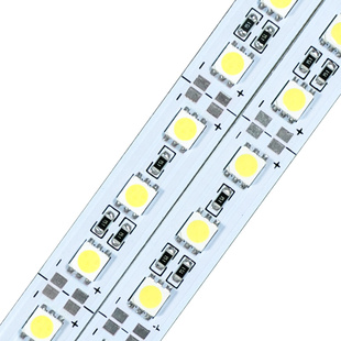 LED硬灯条5050 RGB灯珠铝基板灯条12V/24V手机柜台灯条白光暖白光