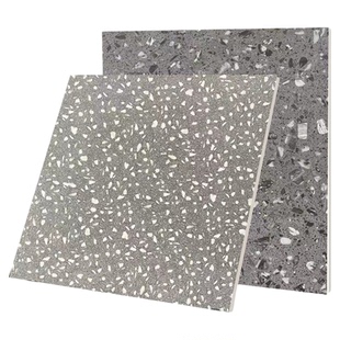 灰色水磨石瓷砖800x800防滑地板砖哑光仿古室内客厅餐厅地砖磁砖