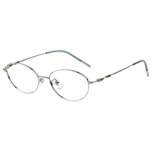 张靓颖同款纯钛眼镜框女款小框商务淑女可配有度数近视老花眼睛架