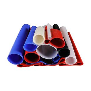 白色硅胶圆管机械接头软连接胶管透明大口径变径无味软管耐高温