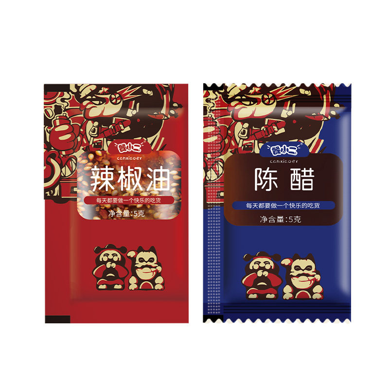 餐小二辣椒油醋包1600袋组合