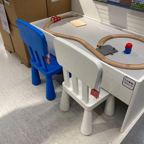 玛莫特儿童椅子幼儿园靠背椅宝宝餐椅塑料小椅子家用防滑小凳子