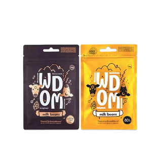 新西兰WDOM渥康奶片儿童奶贝宝宝高钙原味黑巧克力奶豆添加0无糖