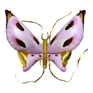 蝴蝶翅膀背饰气球韩系生日场景布置装饰儿童无毒批发网红氛围感
