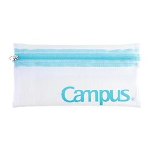 KOKUYO 国誉 PC302透明网格笔袋轻便便携双袋分层简约高颜值考试