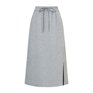 [套装]POLOWALK女装2025秋冬女式半裙纯色通勤知性百搭半身裙女款