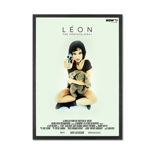 这个杀手不太冷电影海报吕克贝松Leon杀手莱昂客厅装饰画卧室挂画