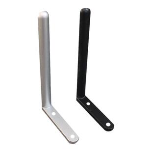 前挡板吊码挡板配件铝合金屏风夹挡板隔断白色L 型七字连接可调节