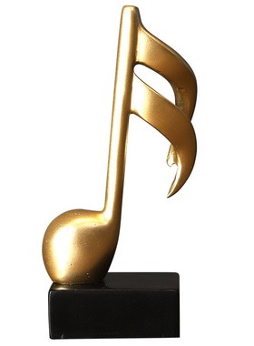 北欧简约音乐音符装饰摆件高级感