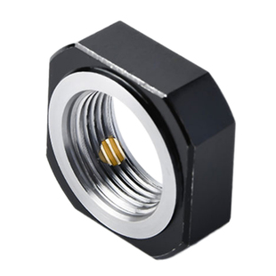 锁紧螺母m12*1TKO方型丝杆固定座带铜垫双顶丝螺母RN12LEB81-12