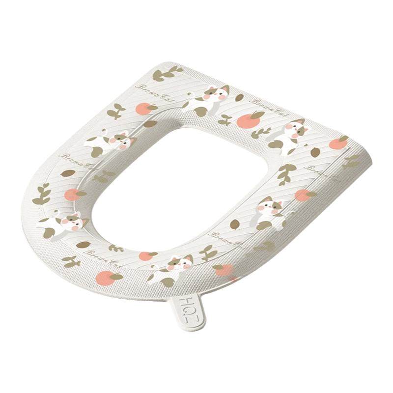 EVA防水马桶坐垫全覆盖冬季四季通用款家用厕所坐便圈套子粘贴式