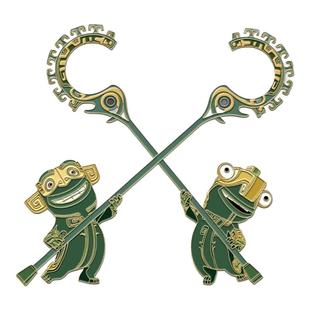 哪吒魔童闹海周边结界兽金属冰箱贴磁吸可爱创意高颜值装饰三星堆