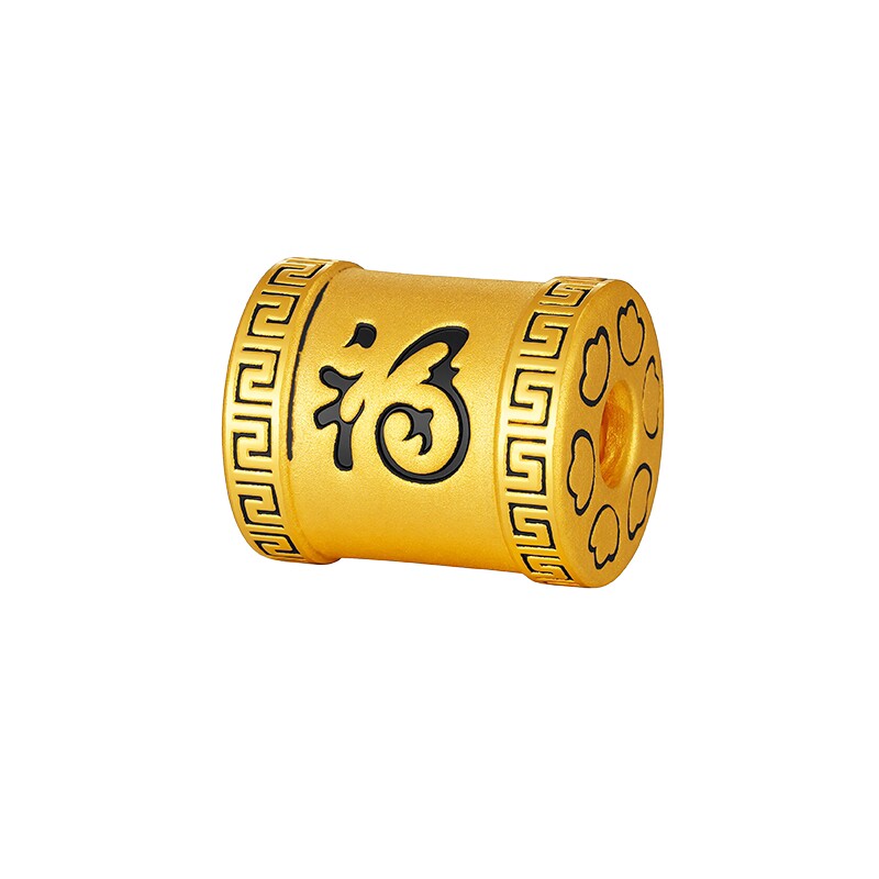天美珠宝黄金福字转运珠