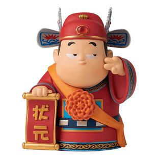 欢喜小将状元及第夺魁天下 《行行出状元》金榜题名好运励志摆件