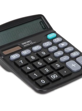 得力计算器837es办公随身小型