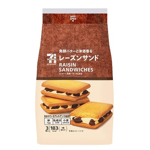 【日本直邮】711便利店黄油树限定夹心曲奇苹果柠檬浓香饼干袋装