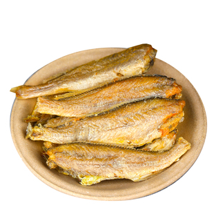 香酥原味即食小黄鱼酥500g烘烤香辣鱼干休闲海鲜黄花鱼网红零食