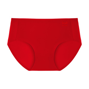 猫人26新款女士三角裤红品礼盒红色内裤袜子男士本命年结婚平角裤