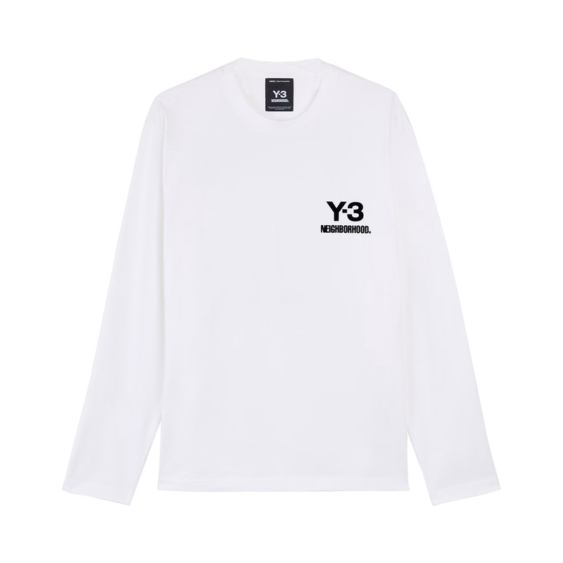 Y-3联名纯棉宽松透气长袖T恤