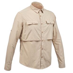 迪卡侬防晒衬衫女男春夏户外沙漠徒步速干透气长袖上衣外套ODTT