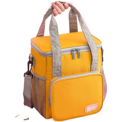 韩版加厚圆形饭盒便当保温手提