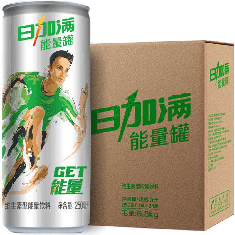 日加满气泡能量饮料碳酸24罐
