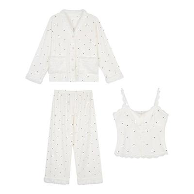 JoyceBra亲肤海岛绒睡衣三件套冬