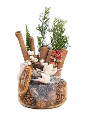 干花香薰摆件高级感桌面摆件