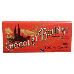 法国进口 Bonnat博拿波娜特65%牛奶75%100黑巧克力100g排块