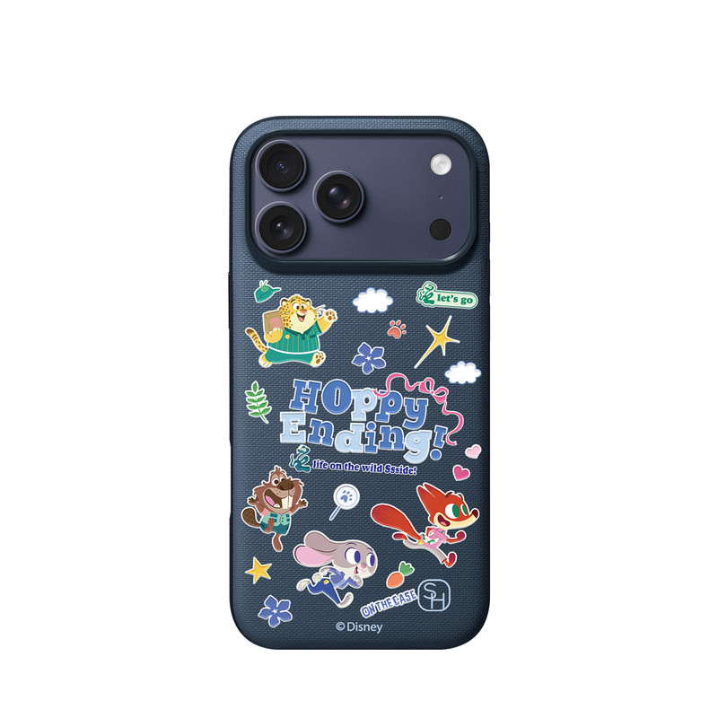 SHEHENG ×奇妙动物城适用苹果17pro手机壳卡通新款iPhone17Promax防磁磁吸潮牌带超薄卡包保护套ko1女小众