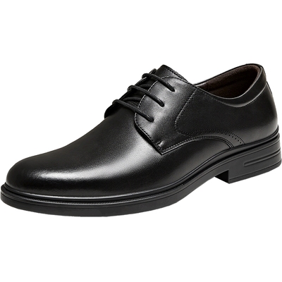 TATA/他她2025秋纯色舒适百搭休闲皮鞋男新款VNJ02BM5奥莱