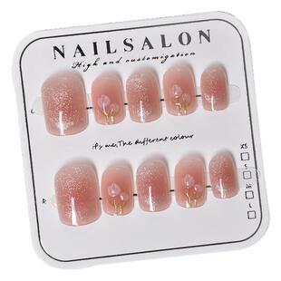 穿戴甲2026新款高级感短款甲片手工指甲贴片猫眼穿戴美甲中长款