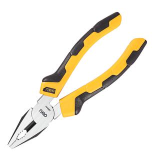 得力老虎钳尖嘴钳斜口钳工业级高硬度电工专用多功能家用钢丝钳子