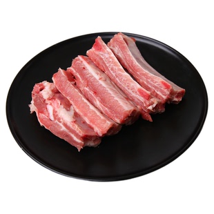 两头乌猪肉猪前排骨新鲜大肋排正宗黑猪土猪肉高山农家散养野猪肉