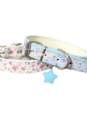 星星甜酷项圈亮片原创可爱皮质