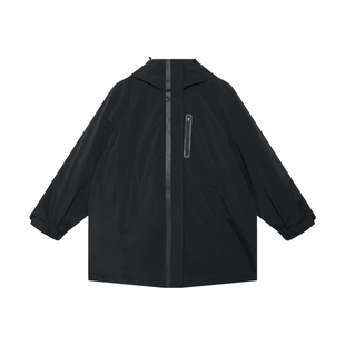 特氟龙三防面料 半圆女装[运动]2025冬收腰可拆卸羽绒内胆外套女