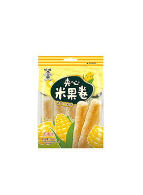 旺旺夹心米果糙米卷海苔味玉米味番茄味膨化米果解馋小零食小吃