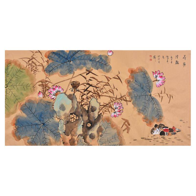 美协名家纯手绘国画花鸟画真迹