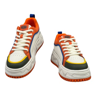 潮牌男鞋2026春季新款超火时尚拼色厚底板鞋男增高舒适百搭休闲鞋