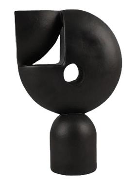 轻奢抽象艺术几何体树脂摆件客厅玄关书房酒店民宿家居装饰品摆设