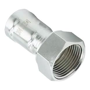 304环压内丝直接水管配件接头穿线管薄壁不锈钢卡压承插管件大全