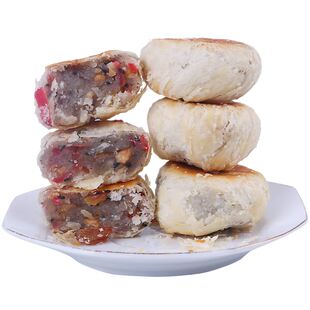 五仁月饼百果酥皮酥饼手工现做老式中秋糕点传统散装台州温岭特产