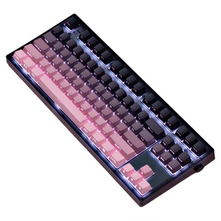 腹灵MK870pro黑莓侧刻87配列无线三模蓝牙电竞游戏机械键盘麻将音