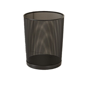 办公室专用铁丝网垃圾桶家用大号大容量卧室客厅无盖加厚防锈纸篓