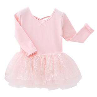 儿童舞蹈服女童秋季练功服套装女秋季中国舞蓬蓬纱裙芭蕾舞跳舞裙