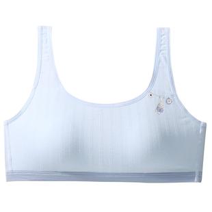 百伶百俐少女内衣中小学生运动发育期透气文胸女大童青少年小背心