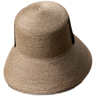 Banana moon松弛解构飘带设计_法式Vtg复古时髦抗UV遮阳度假草帽