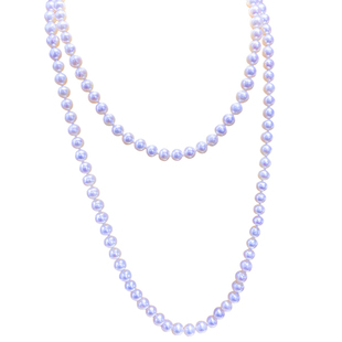 正品天然淡水珍珠项链颈链 毛衣链长款配旗袍女 双层多层送妈妈