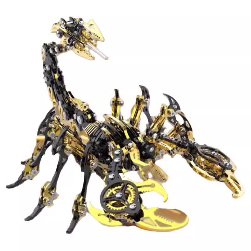 仿真蝎魔蝎子王金属玩具拼装模型