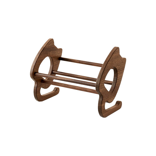 木町书立架桌面可伸缩书立书本收纳置物架黑胡桃实木简易简约学生用桌面桌上收纳结实木质书架子可爱造型书架